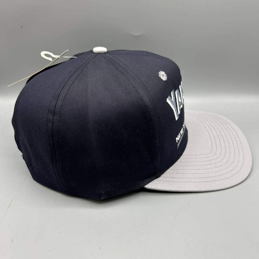 Vintage New York Yankees Hat Men Black Twins Enterprise MLB Snap Back Cap New